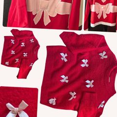 Two Christmas Jumpers for a Girl 9-11