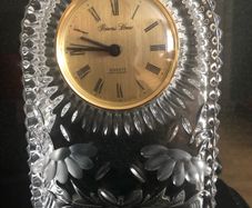 24  % lead crystal Clock