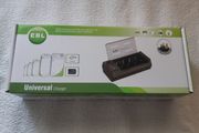 EBL Upgraded LCD Universal Battery Charger and Discharger with 2 USB Ports for AA AAA C D 9V Ni-MH Ni-CD Rechargeable Batteries