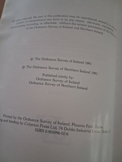 Ordnance Survey Ireland Book