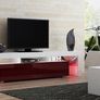 80 inch White LED TV Stand Modern TV Cabinet Image 4