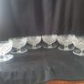 Diamond pattern glass desert/sundae dishes Image 4