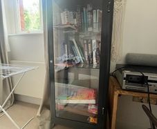 glass display case cabinet