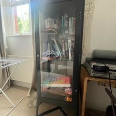 glass display case cabinet