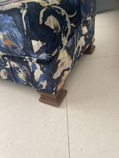 Footstool 100cms x58cms wide just had reupholstered