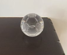 Tyrone crystal football paperweight