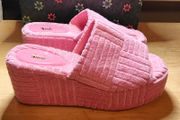 Shein Pink Wedge Shoe