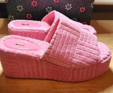 Shein Pink Wedge Shoe