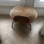 Ikea rattan footstool Image 2