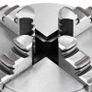 4 Jaw Self-Centering Lathe Chuck 80 mm Steel Image 5
