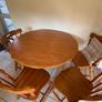 Round Dining Table with 4 Chairs Image 3