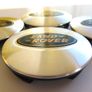 1set LAND ROVER Silver with Green logo 71mm Alloy Wheel Center Caps cap Hub Cover 71 Image 3