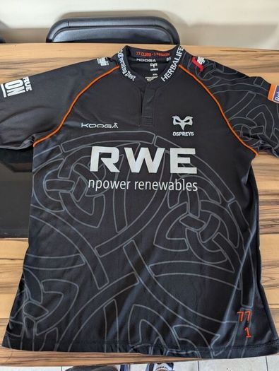 2013 ospreys rugby jersey adult 2xl