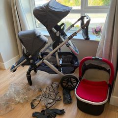 UPPAbaby Vista V2 Complete Bundle- Bassinet, 2 Rumble Seats & Accessories