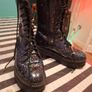 2 pairs of Customised doc style boots Image 5