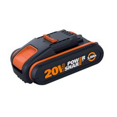 WORX WA3551.1 PowerShare Battery 20 V - 2Ah Li-Ion Rechargeable Battery