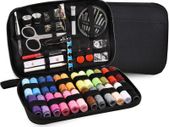 Sewing Kit, Sewing Supplies Accessories,24Pcs Thread Spools,Mini Sewing Kits for DIY, Adults,Beginners,Emergency,Campers, Travel Home, with Scissors,Thread,Needle
