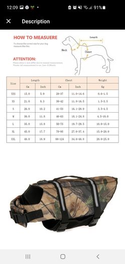 Dog life safe jacket