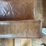 Tan leather corner sofa Image 4