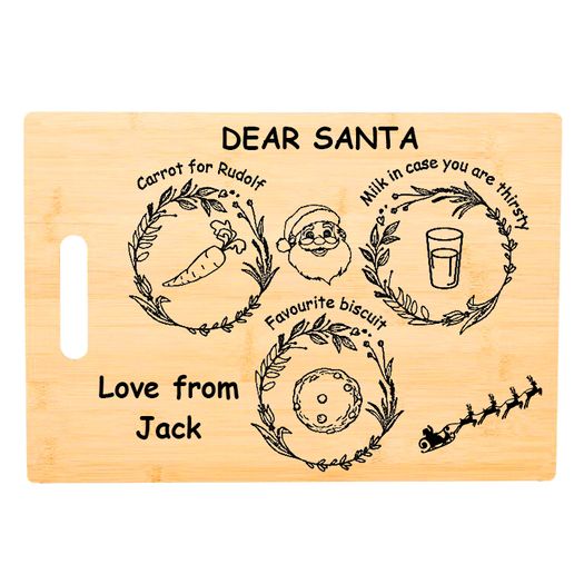 Santas Christmas Eve Tray