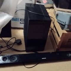 Soundbar and subwoofer