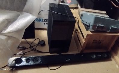 Soundbar and subwoofer