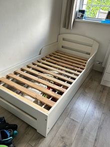Solid Single bed with storage 6ft x 3ft