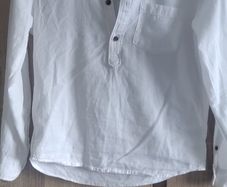 h&m 9/10 cotton short white boy