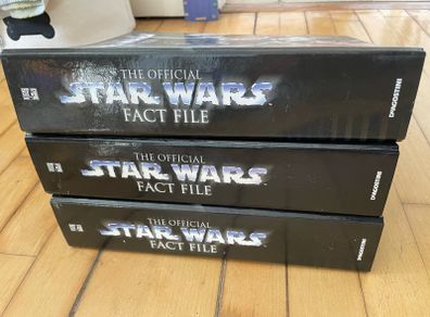 Star Wars Official Fact File - 3 x Binders Full