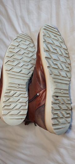 Mens brown bullboxer leather boots EU 46, UK 11