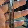 Vintage 5 Strand Silver Tone Necklace Image 3