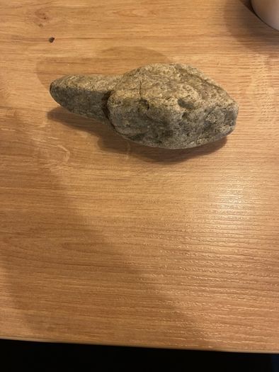 Rock shaped like a middle finger