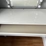 Make up table with glass top and mirror and lights Image 4