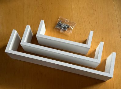 3 Set U-Shape Floating Wall Shelf