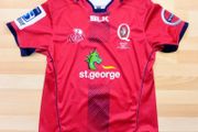 2016 Queensland Reds BLK Rugby Jersey Size XL
