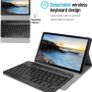 Smart Case Galaxy Tab A 8.0 2019 Keyboard Case SM-T290 SM-T295, Slim Shell Lightweight Smart Cover with Magnetically Detachable Wireless Keyboard for Galaxy Image 3