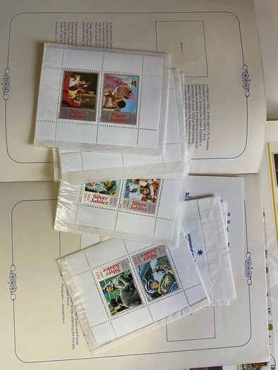 2 vintage stamp books