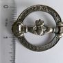 Vintage  Claddagh Brooch Image 5