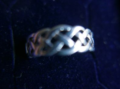 Sterling Silver 925 Celtic Knot Ring size L