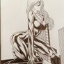 Original Comic Art of Marvels Spider-Man and Black Cat by Olivera Reginaldo Image 2