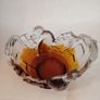 Vintage Amber Glass Bowl. Designed by Pertti Santalahti Image 5