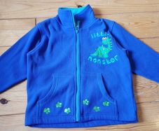 Age 5-6 Dinosaur Fleece Hoodie