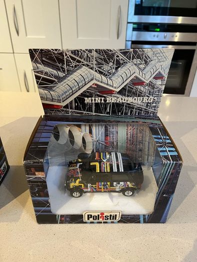 Mini Cooper Beaubourg 1/25 Year 1978 ultra rare Polistil