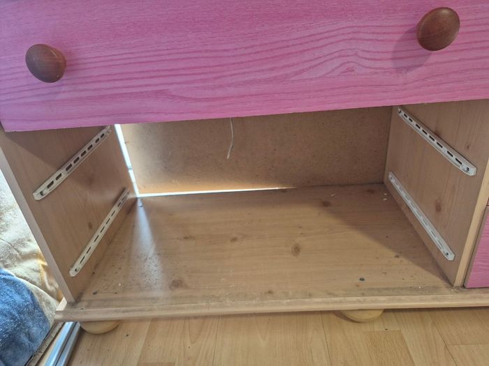 Chest of Drawers Pink & Pine