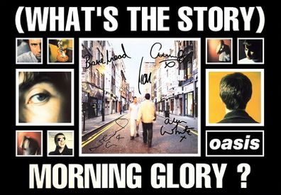 Oasis - What's the Story - Rare Mini Print/Poster