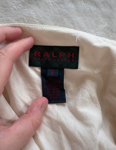 Ralph Lauren cream mini dress