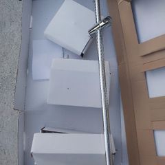 Chrome Rainfall new unused Power Shower