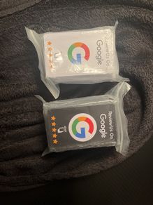 Google review page cards