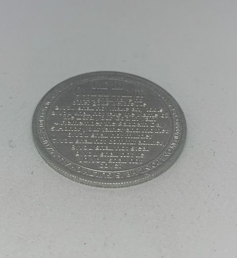 Ten Commandments Coin