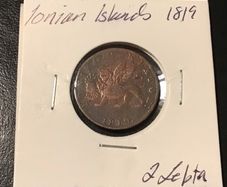 Ionian Islands 1819 Two Lepta